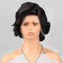 13x4 Romantic Rose Curly Bob Wig Right Side Part Lace Frontal Wig - SHINE HAIR WIG