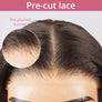 Shine Hair 9x6 Glueless Pre-All Chocolate Brown Curly Wave Wig