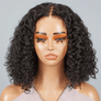 Shine Hair 9x6 Glueless Bob Pre-bleached Knots Curly Wig For Beginners