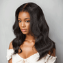 Shine Hair 9x6 Layered Cut Glueless Body wave Bob Wig