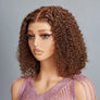 Shine Hair 9x6 Glueless New Style Chocolate Brown Bob Curly Wig