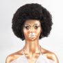 13x4 Lace Frontal Afro Kinky Curly Super Bounce Bob Human Hair Wig
