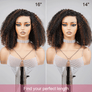 Last 5 Clearance Price 250% Density Ready to Go 9x6 Lace Glueless Brown Highlight Bob Kinky Curly Human Hair Wig