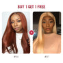 BOGO Sale, 4*4 Closure Wig, Straight Colored Wig 180%