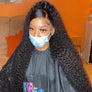 30-40in Long Wig HD Lace 13x6 Lace Front Wig Kinky Curly Undetected Lace Frontal