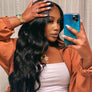 30-40in Long Wig HD Lace 5x5 Closure Wigs Body Wave Brazilian Virgin Hair