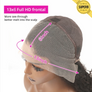 HD Lace 13x6 Lace Front Wig Body Wave Undetected Lace Frontal