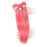 Pink Colored Hair Straight Extension Bundle Deal Cexxy Virgin Hair