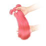 Pink Colored Hair Straight Extension Bundle Deal Cexxy Virgin Hair