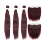 #99J Colored Straight Virgin Hair Extension Bundle Deal