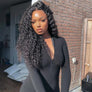 30-40in Long Wig HD Lace 5x5 Closure Wigs Kinky Curly Brazilian Virgin Hair
