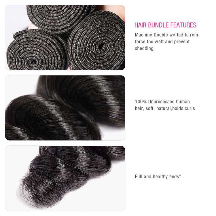 CEXXY Popular Series Virgin Hair Loose Wave Bundle Deal - cexxyhair.com