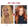 BOGO Sale, 4*4 Closure Wig Body Wave Colored Wig 180%