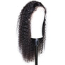 Cexxy Hair Curly Deep Wave 13X4 Fake Scalp Wig Virgin Hair Invisible Knot Lace Front Wig