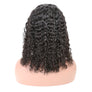 Short Bob Headband Wig 180% Density Deep Wave Natural Color Glueless