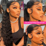 CEXXY Hair 360 Real HD Lace Frontal Wig Natural Wave Human Virgin Hair