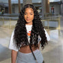 30-40in Long Wig HD Lace 5x5 Closure Wigs Deep Wave Brazilian Virgin Hair