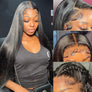 5X5 HD Lace Closure Wig Straight Human Virgin Hair