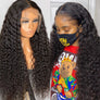 30-40in Long Wig HD Lace 13x4 Lace Front Wig Curly Deep Wave Undetected Lace Frontal