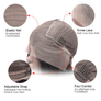 #1B/4 Color Ombre Human Hair 13×4 Lace Front Wig 180% Density
