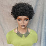 PIX CUT Wigs Short Curly Human Hair Wigs