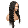 Natrual wave V Part Wig 250% Density No Glue Upgrade V Part Wig Dome Cap For Women