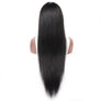 Neat Bang Straight Human Hair Wigs with Bangs 180% Density Machine Made Wig