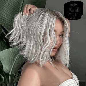 13x4 Glueless Blonde Color With Subtle Light Brown Bob Wig