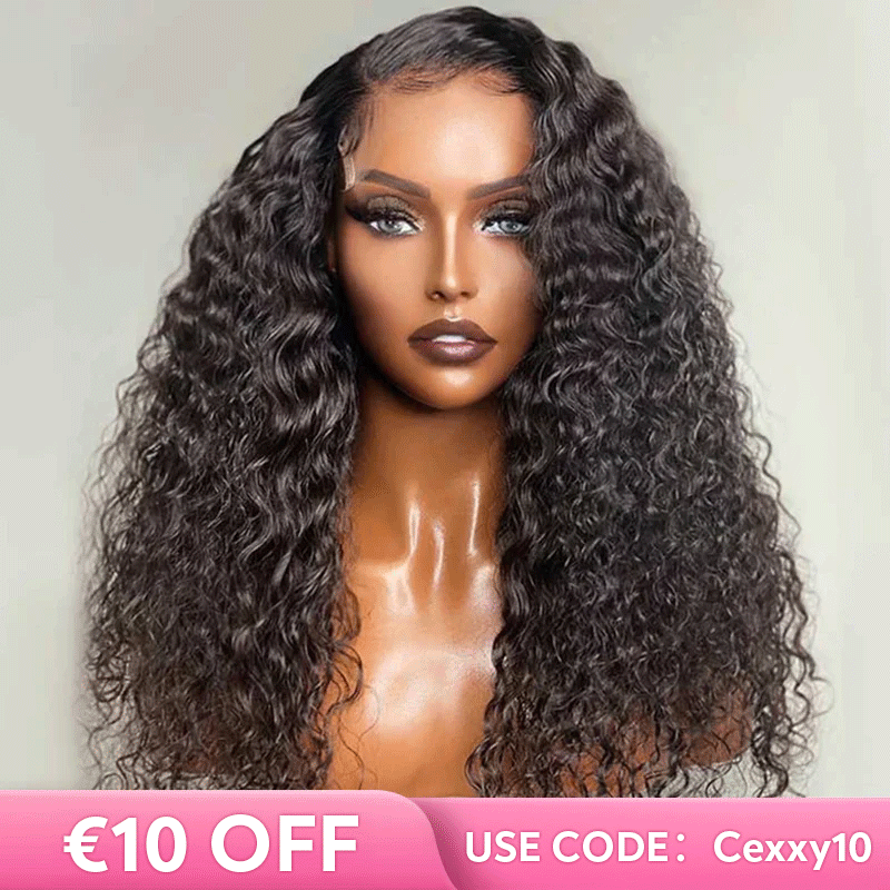 5X5 UNDETECTABLE INVISIBLE LACE GLUELESS CLOSURE LACE DEEP CURLY WIG | REAL HD LACE