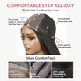 5x5 3s Wear Go Glueless Color Highlight Straight Bob Wig