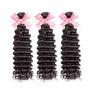 CEXXY Popular Series Transparent 4*4 Closure + 10A Brazilian Virgin Hair Deep Wave 3 Bundles