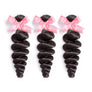 CEXXY Popular Series Transparent 4*4 Closure + 10A Brazilian Virgin Hair Loose Wave 3 Bundles