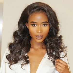 Transparent INVISIBLE LACE FRONT WIG LOOSE WAVE 13X6 UNDETECTED LACE FRONTAL - cexxyhair.com