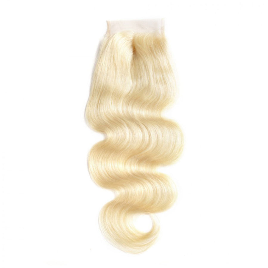 #613 Blonde 4*4 Lace Closure Body Wave - cexxyhair.com