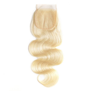 #613 Blonde 4*4 Lace Closure Body Wave - cexxyhair.com