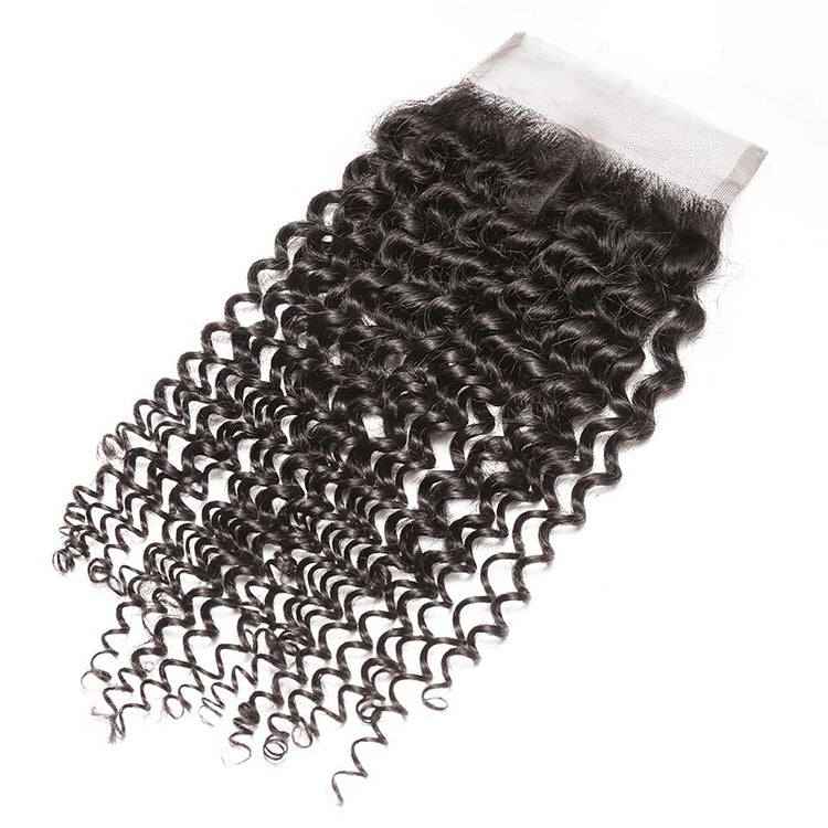 CEXXY Hair 4*4 Brazilian Hair Lace Closure Kinky Curly - cexxyhair.com