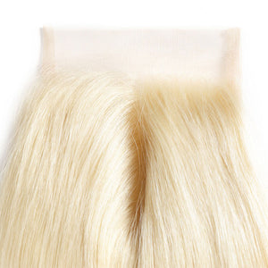 #613 Blonde 4*4 Lace Closure Straight - cexxyhair.com