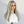 13x4 Shimmering Blonde&Gray Mix Color Lace Frontal Human Hair Wig - SHINE HAIR WIG