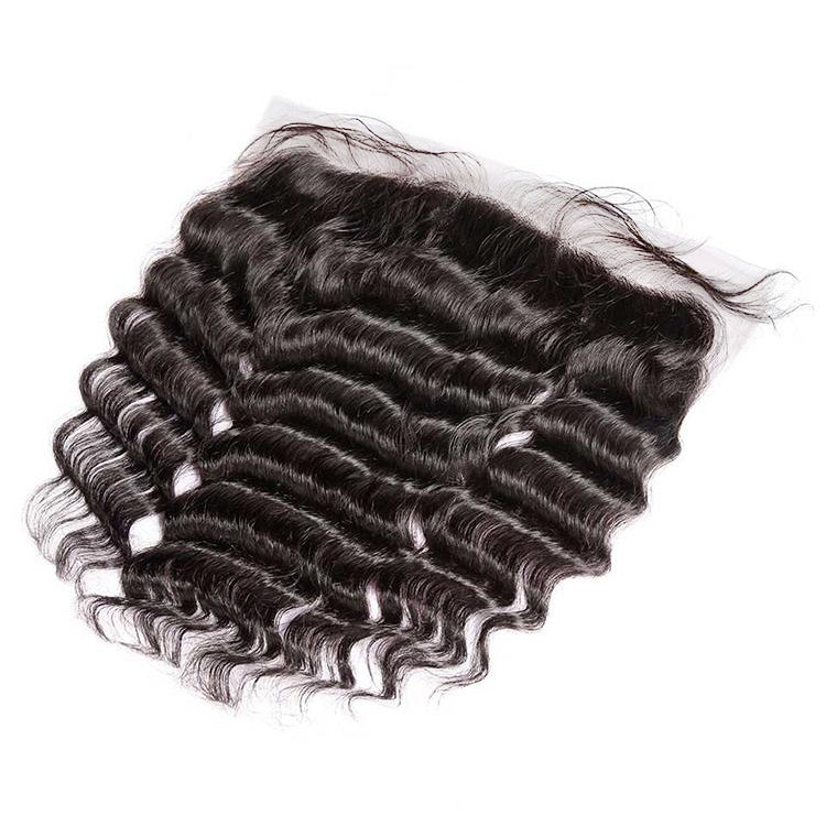 CEXXY Hair Transparent 13*4 Lace Frontal Brazilian Hair Natural Wave