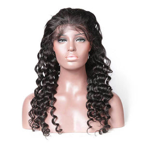 NATURAL WAVE LACE WIG/BOB WIG/FULL LACE WIG HIGH DENSITY HUMAN HAIR WIG - cexxyhair.com
