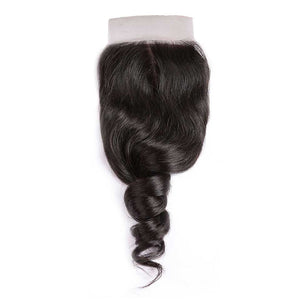 CEXXY Hair 4*4 Brazilian Hair Silk Base Closure Loose Wave - cexxyhair.com