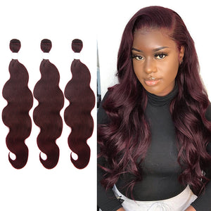 #99J Colored Body Wave Hair Extension Bundle Deal