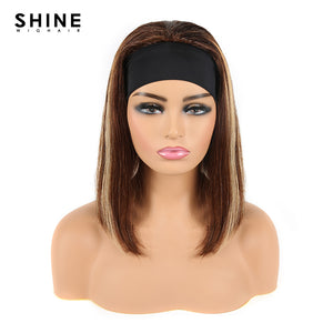 SHINEWIGHAIR #4/27 Color Bob Wigs Straight 13*4 Lace Front Pre-plucked Hairline