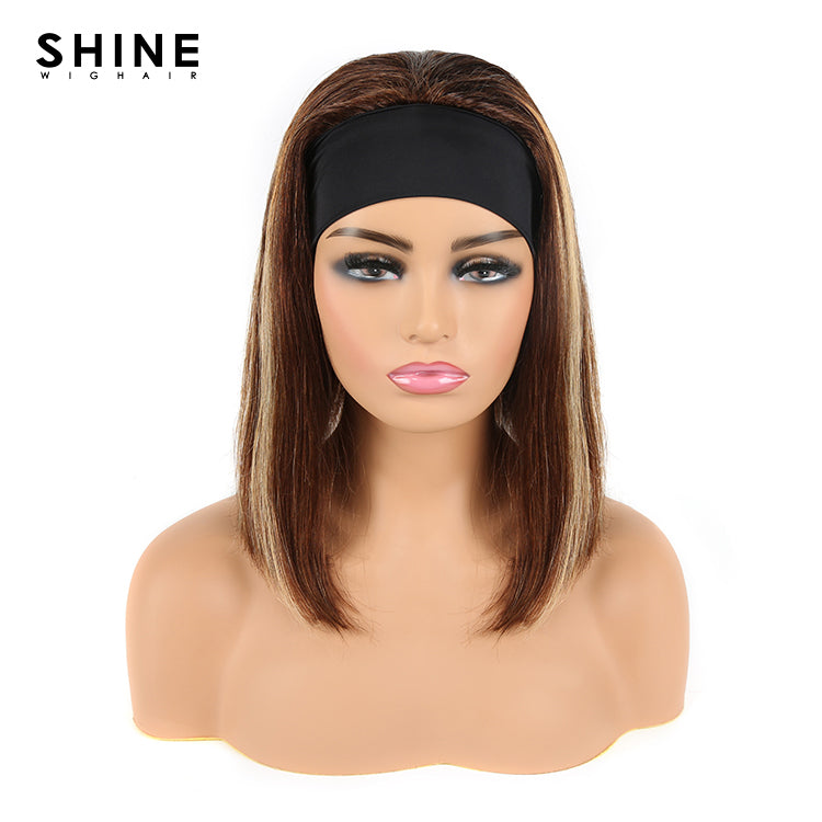 #4/27 Color Bob Wigs Straight 13*4 Lace Front Pre-plucked Hairline