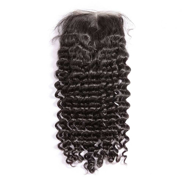 CEXXY Hair 4*4 Brazilian Hair Lace Closure Deep Wave - cexxyhair.com