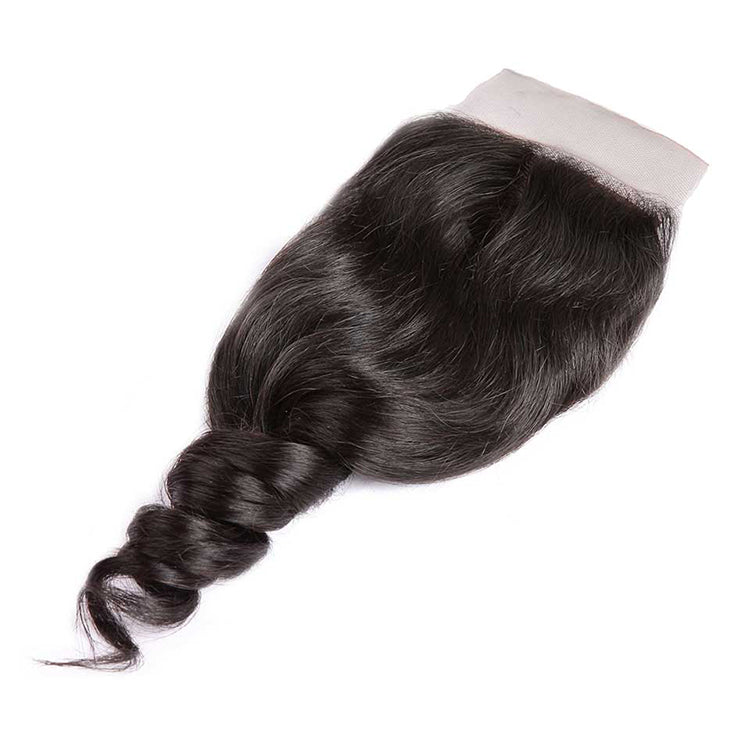 CEXXY Hair 4*4 Brazilian Hair Silk Base Closure Loose Wave - cexxyhair.com