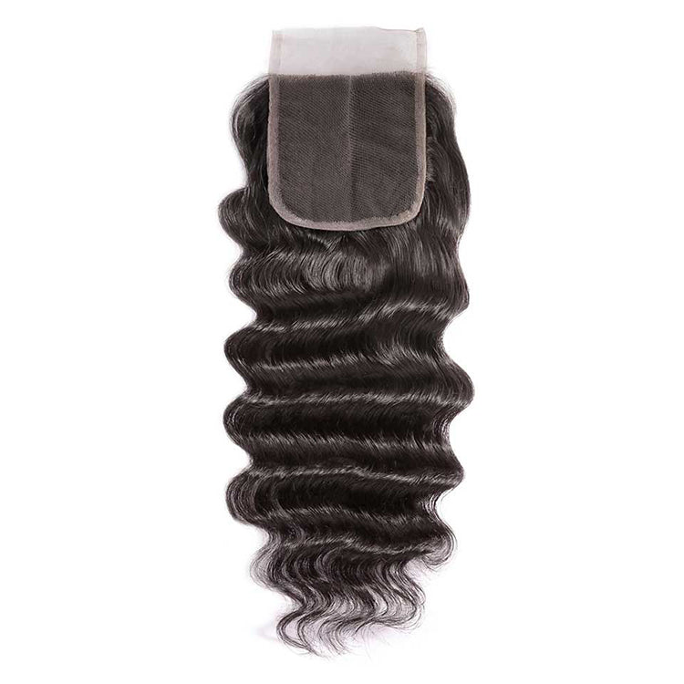 CEXXY Hair 4*4 Brazilian Hair Lace Closure Natural Wave - cexxyhair.com