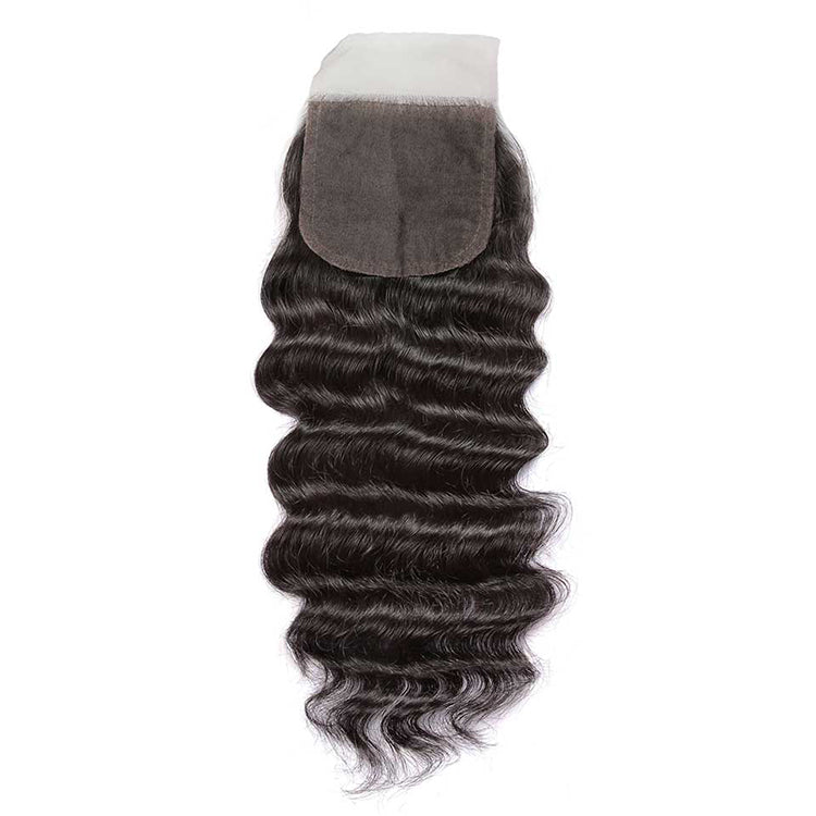 CEXXY Hair 4*4 Brazilian Hair Silk Base Closure Natural Wave - cexxyhair.com