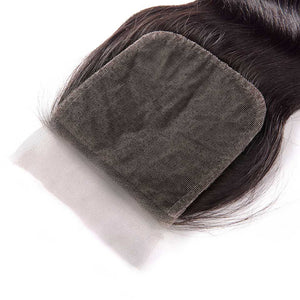 CEXXY Hair 4*4 Brazilian Hair Silk Base Closure Natural Wave - cexxyhair.com