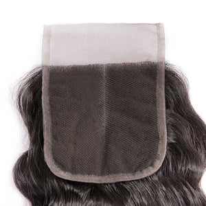 CEXXY Hair 4*4 Brazilian Hair Lace Closure Natural Wave - cexxyhair.com